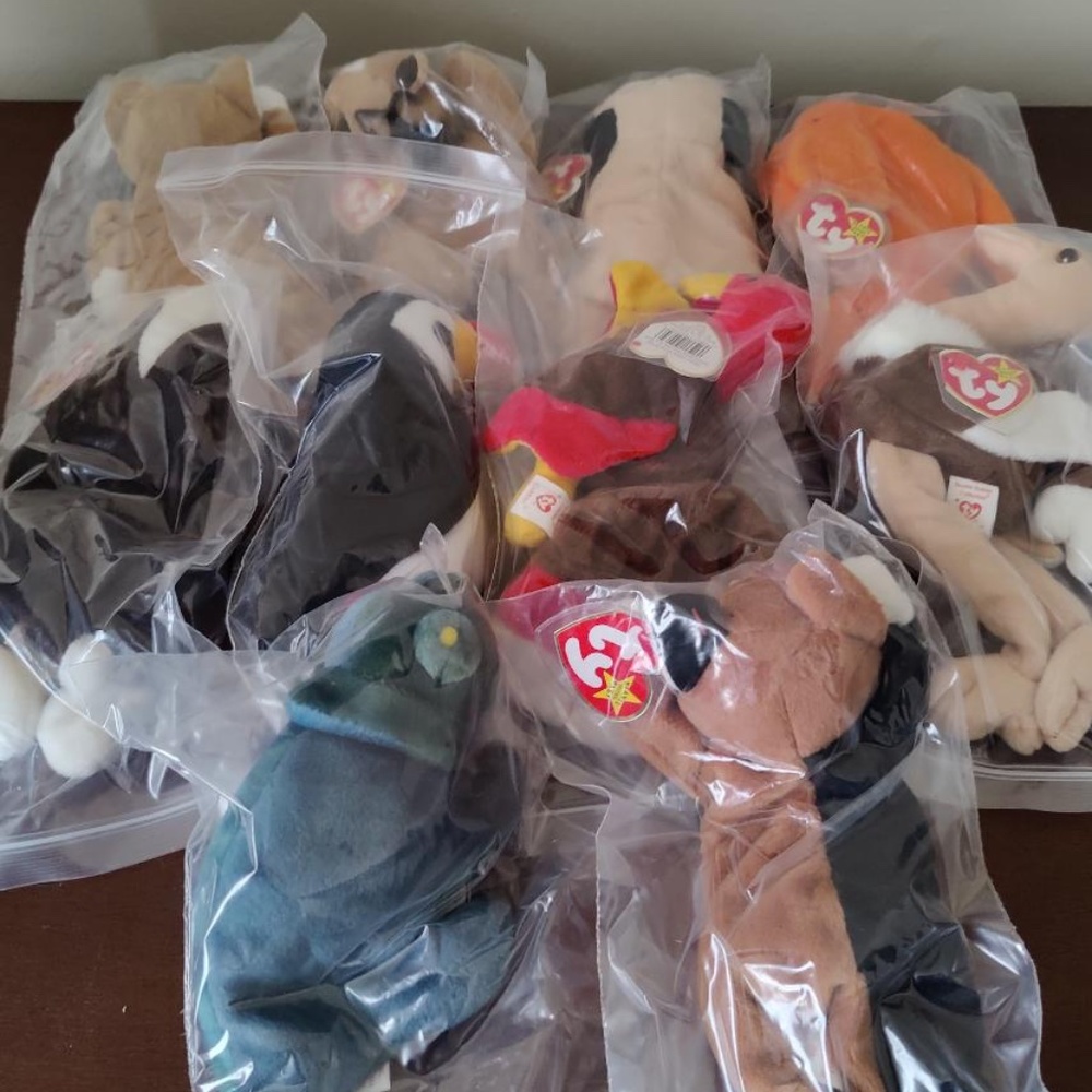 Lot of 10 Beanie Babies (8)